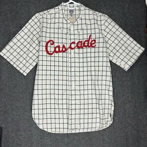 Ebbets Field Flannels Jersey Shirt Mens M Cascade Laundry Baseball Galveston TX
